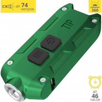 Фонарь NITECORE TIP2017 GREEN CREE XP-G2 15467 Фонарь NITECORE TIP2017 GREEN CREE XP-G2 15467